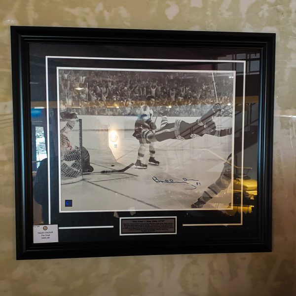 Framed 16"x20" Autographed 'The Goal' Photo