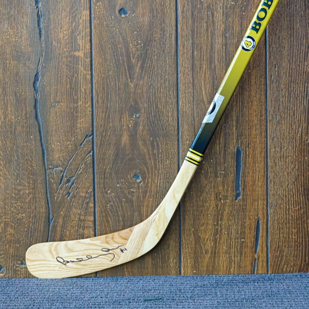 Signed Gold Hockey Stick