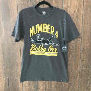 Number 4 Bobby Orr The Goal T-shirt