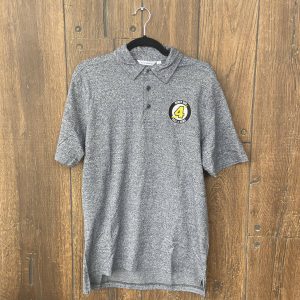 Yachtster Polo Black (Grey) with Embroidered Logo