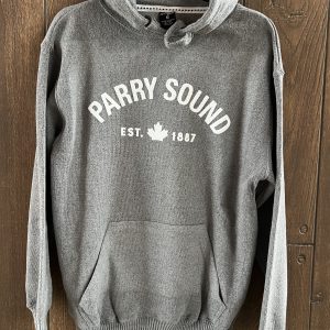 Parry Sound Maple Leaf Est. 1887 Nantucket Hoodie - Charcoal