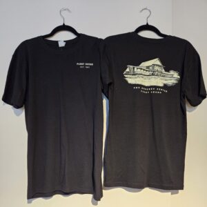 Stockey Centre screen print T Shirt - Black