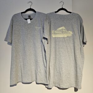 Stockey Centre Screen Print T Shirt - Light Grey Heather