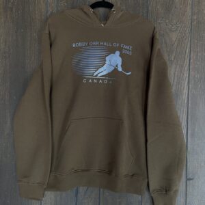 Caramel Brown Bobby Orr Hall Of Fame Flying Orr - Pullover Hoodie